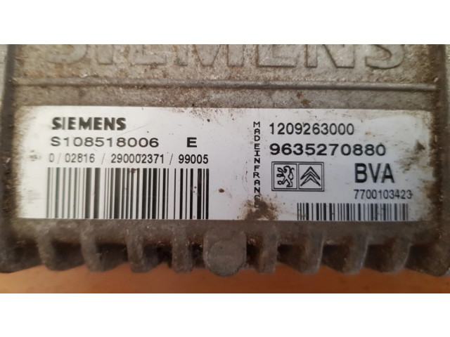 Блок управления двигателя S108518006E, 1209263000   Citroen Xantia