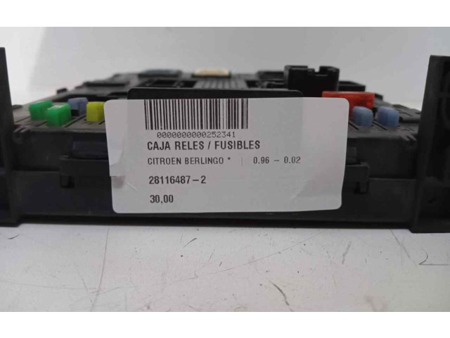   Pojistková skříňka 28116487-2   Citroen Berlingo 