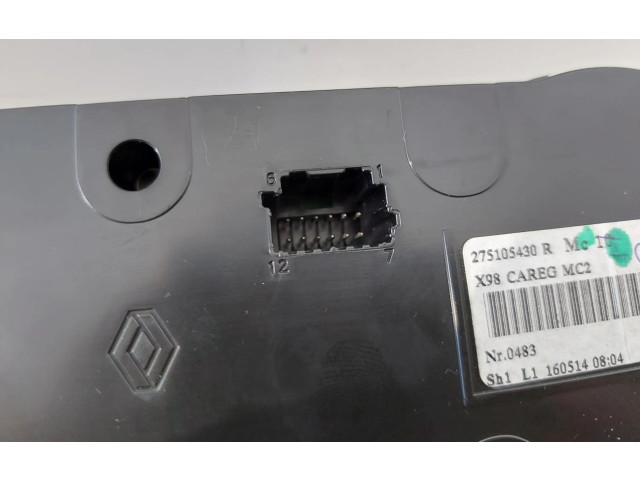 Блок управления климат-контролем 275105430R Renault Clio III