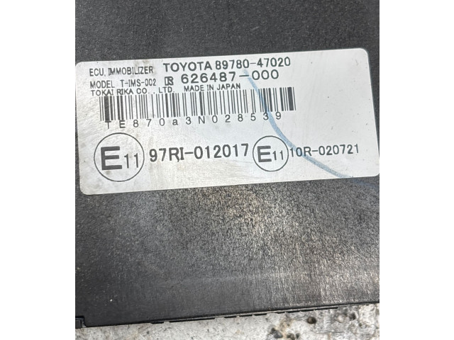 Řídící jednotka 8998147290, 8966147080 Toyota Prius (XW20) 2006