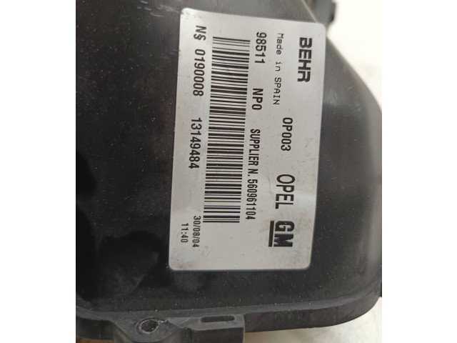 Вентилятор печки    13149484, 560961104   Opel Meriva A