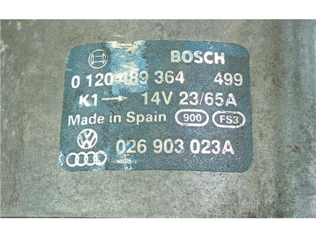 Генератор 026903023A, 0120489364   Volkswagen Jetta II      