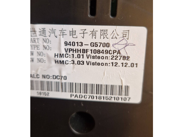 Панель приборов 94013G5700 KIA Niro