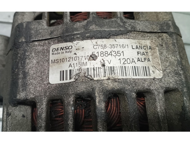 Генератор 51884351, 51884351 Alfa Romeo Giulietta