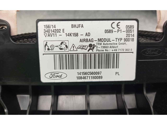 Подушка безопасности двери AV1114K158AD, 34014202E Ford B-MAX