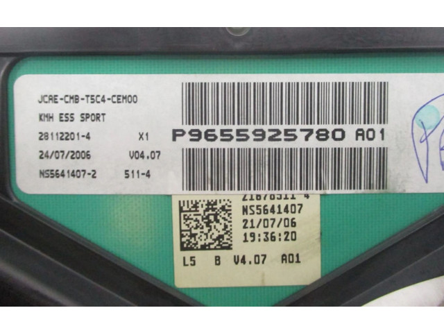 Přístrojová deska Peugeot 307 CC 9655925780