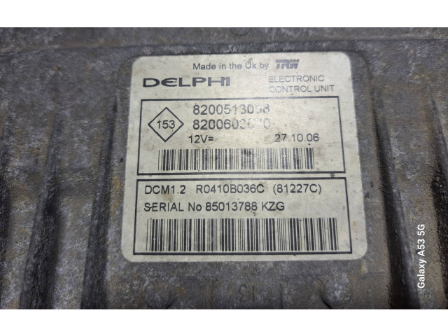Блок управления двигателя 8200513058, 8200603070 Dacia Logan I