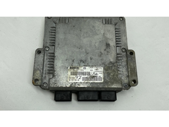 Блок управления двигателя 0281011334, 9652590480 Citroen C8