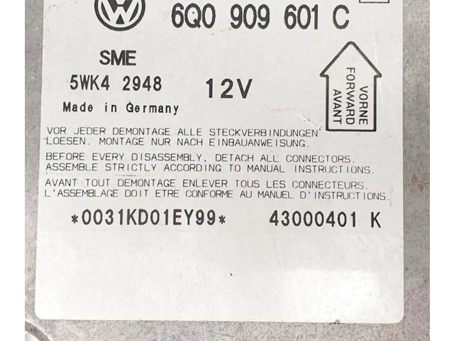 Блок подушек безопасности 6Q0909601 Skoda Fabia Mk1 (6Y)
