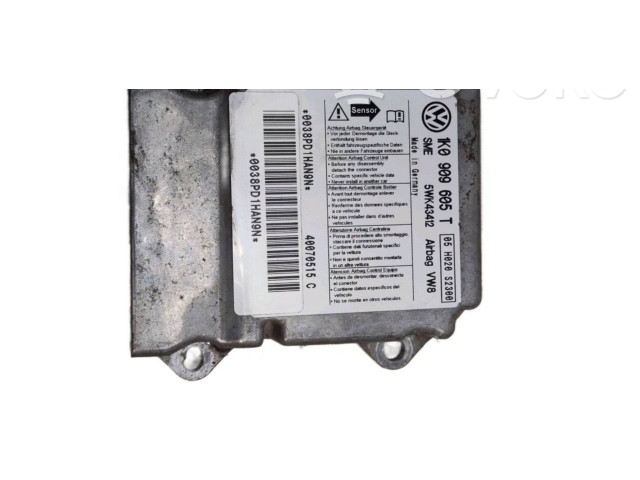 Блок подушек безопасности 1K0909605T, 40070515C   Volkswagen Jetta V