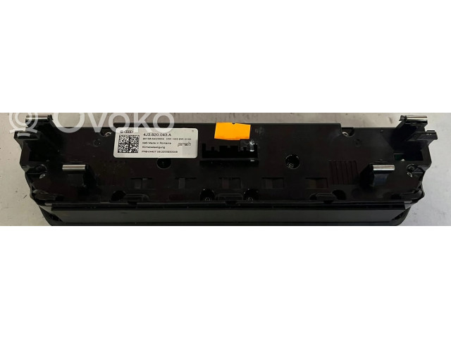 Блок управления климат-контролем 4J3820043A, 4J3820043G   Audi E-tron GT