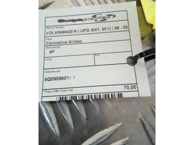 Блок подушек безопасности 6Q0909601 Volkswagen Lupo