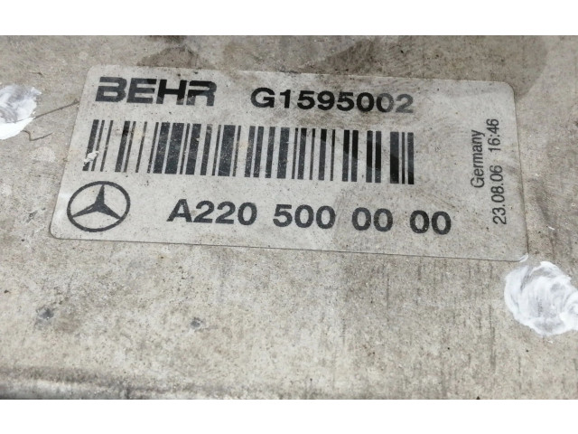 Интеркулер A2205000000 Mercedes-Benz S AMG W221