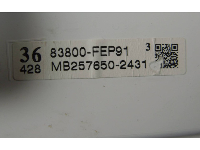 Přístrojová deska Toyota Corolla E210 E21 2021 83800FEP91