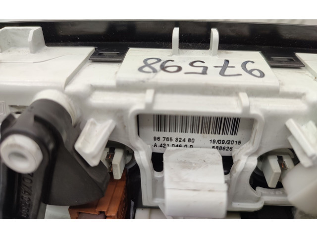 Блок управления климат-контролем 9676532480 Citroen Berlingo