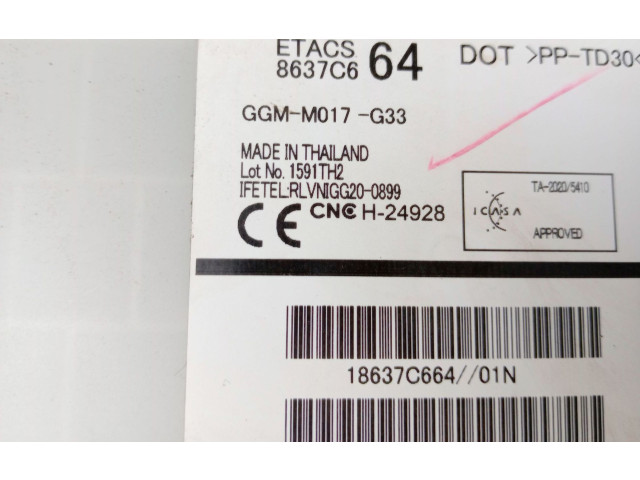 Модуль управления BSM 8637C664 Mitsubishi L200