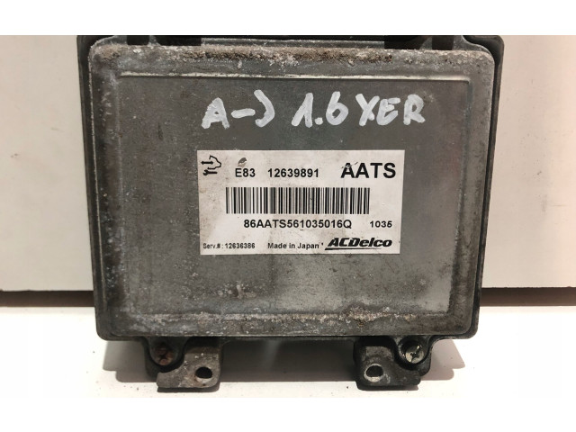 Блок управления двигателя 12639891 Opel Meriva B