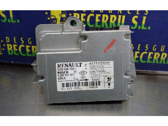 Блок подушек безопасности 8200528766, 0285001511 Renault Clio II