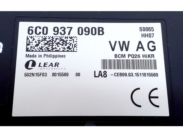 Блок комфорта 6C0937090B Skoda Fabia Mk3 (NJ)