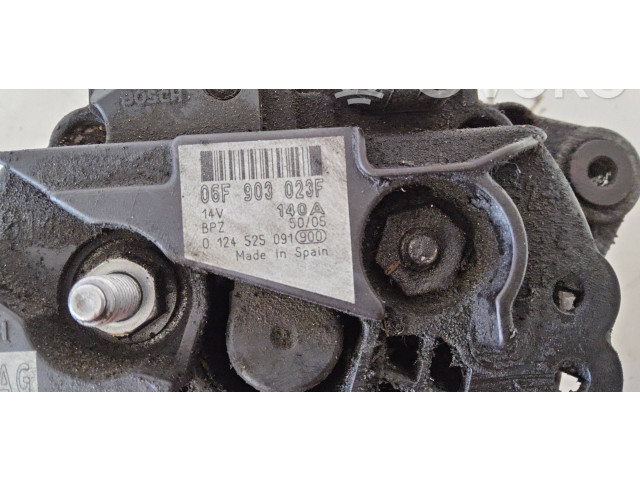 Генератор 06F903023F, 0124525091   Volkswagen PASSAT B6      