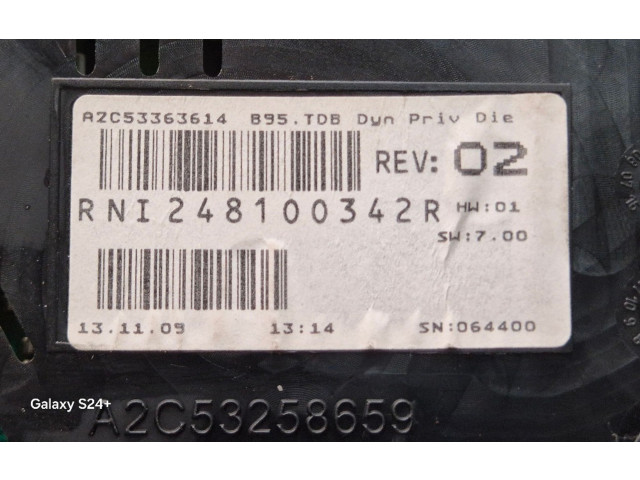 Спидометр (приборный щиток) Renault Megane III 2009 - 2016 года