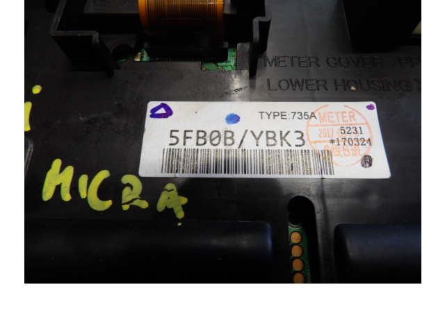 Přístrojová deska Nissan Micra K14 2018 5FB0B, TYPE735A