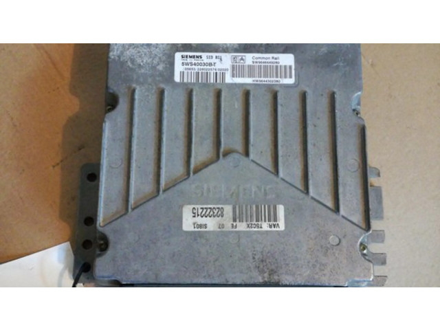 Řídící jednotka 5WS40030BT, SW9646449280 Peugeot 307 2002