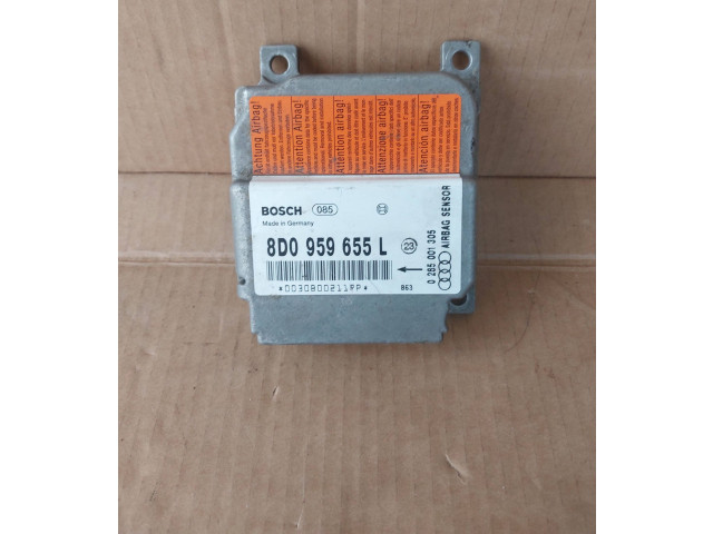 Блок управления надувных подушек 8D0959655L, 00308002117P Audi A4 S4 B5 8D