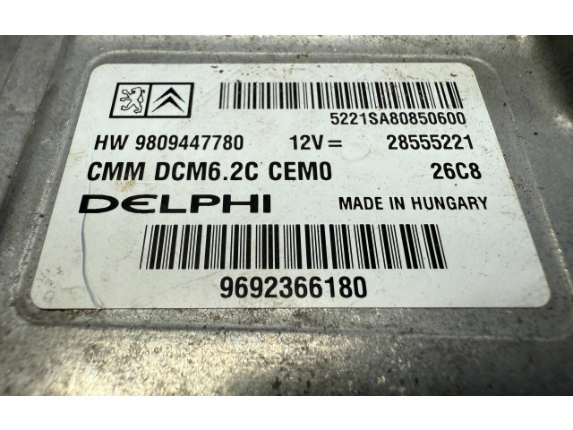 Блок управления двигателя 9809447780, 9692366180 Citroen Jumper