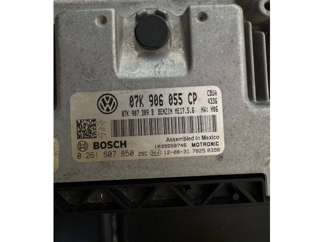 Блок управления двигателя 07K906055CP, 07K907309B Volkswagen Jetta VI