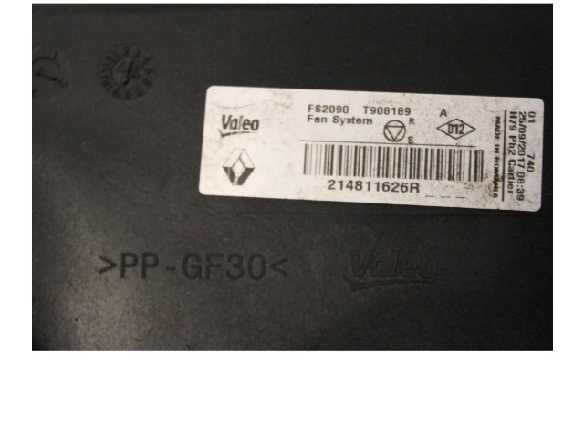 Вентилятор радиатора     214811626R    Dacia Duster 