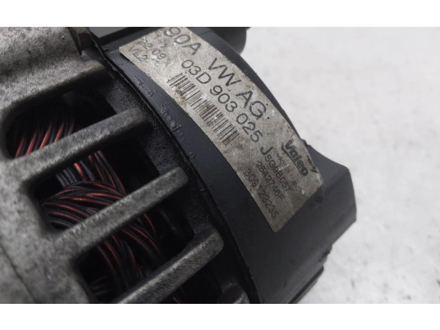 Генератор 03D903025J Skoda Fabia Mk2 (5J)