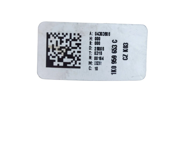 Подрулевой шлейф SRS 1K0959653C, CZK03 Volkswagen Jetta V