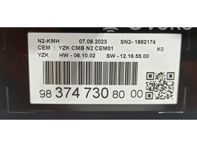 Přístrojová deska Peugeot Expert 2023 9837473080, 769318280U