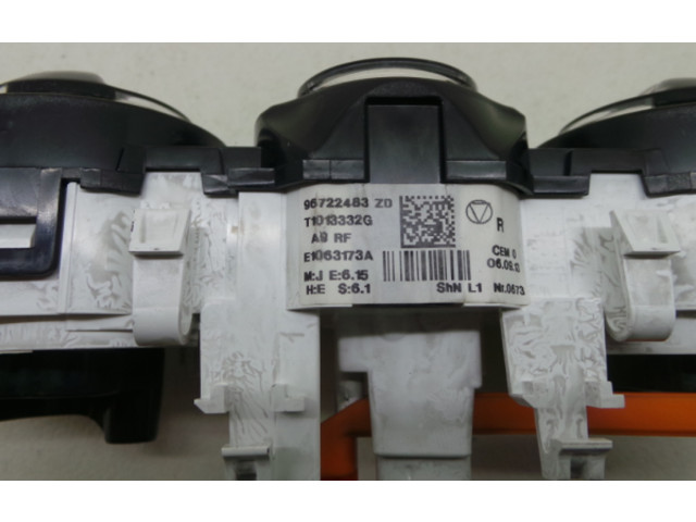 Блок управления климат-контролем 96722483ZD, T1013332G Peugeot 2008 I