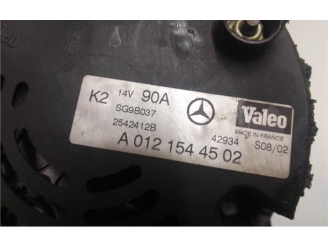 Генератор a0121544502, A0121544502   Mercedes-Benz A W168      