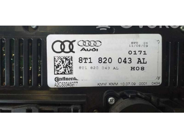Модуль блока управления кондиционером 8T1820043AL, A2C53345977   Audi A5 8T 8F