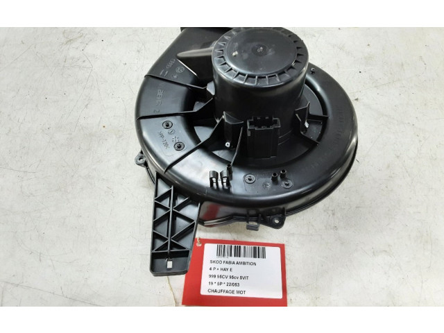 Вентилятор печки 6R1819015A, 6R1819015A Skoda Fabia Mk3 (NJ)