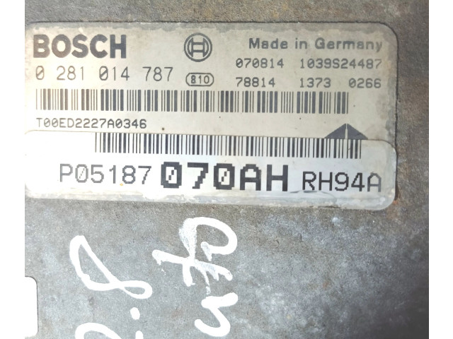Řídící jednotka P05187070AH, 0281014787 Chrysler Grand Voyager V 2009