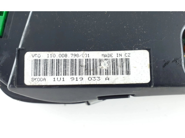 Панель приборов 1U1919033A Skoda Octavia Mk1 (1U)