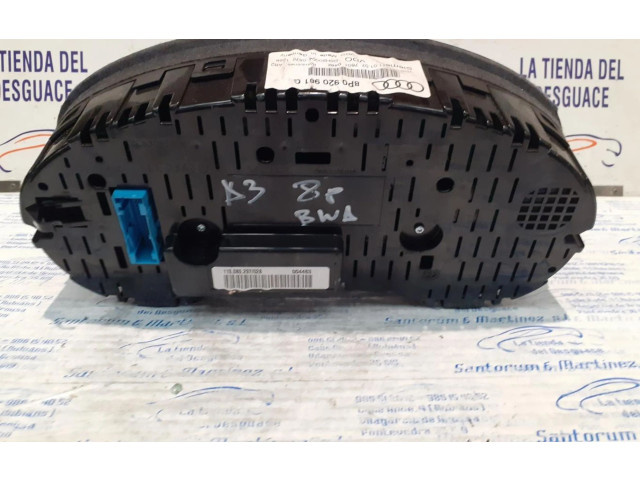 Панель приборов Audi A3 S3 A3 Sportback 8P