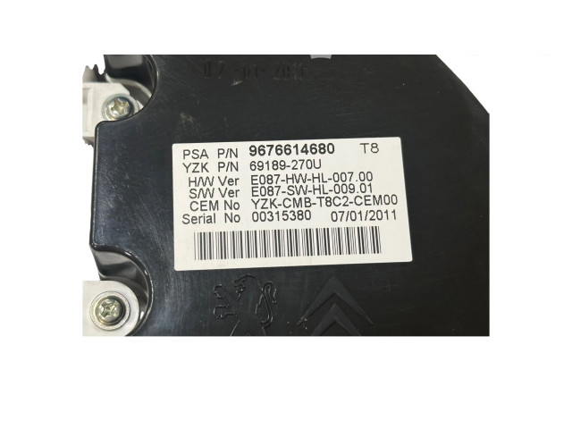 Přístrojová deska Peugeot 3008 I 2012 9676614680, 69189270U