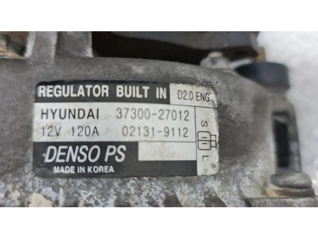 Генератор 3730027012, 021319112 KIA Cerato 2.0