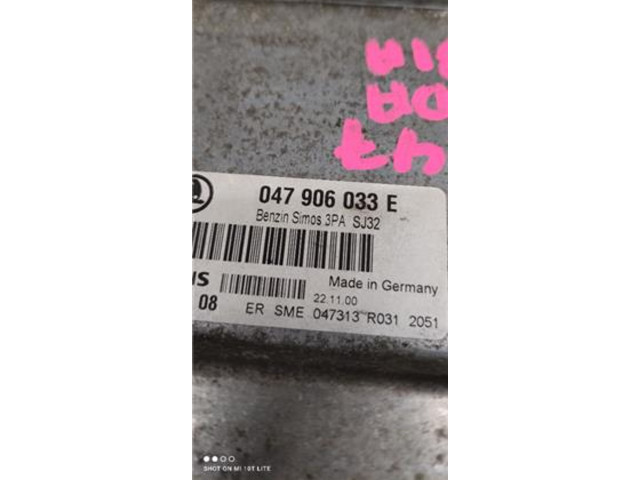 Блок управления 047906033E, 047906033E Skoda Fabia Mk1 (6Y)