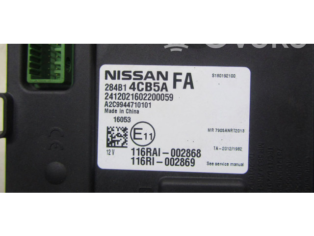 Блок комфорта 284B14CB5A Nissan X-Trail T32