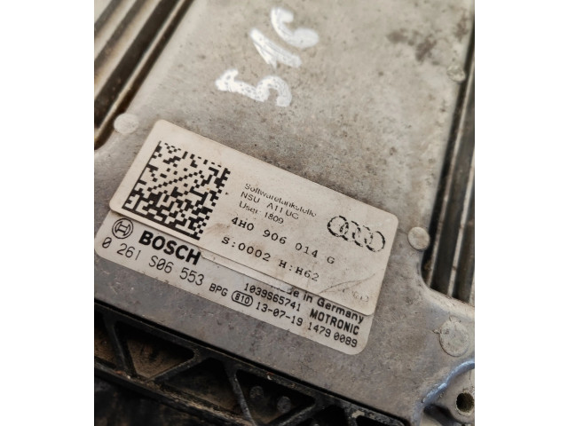 Блок управления двигателя 4H0906014G   Audi A8 S8 D4 4H