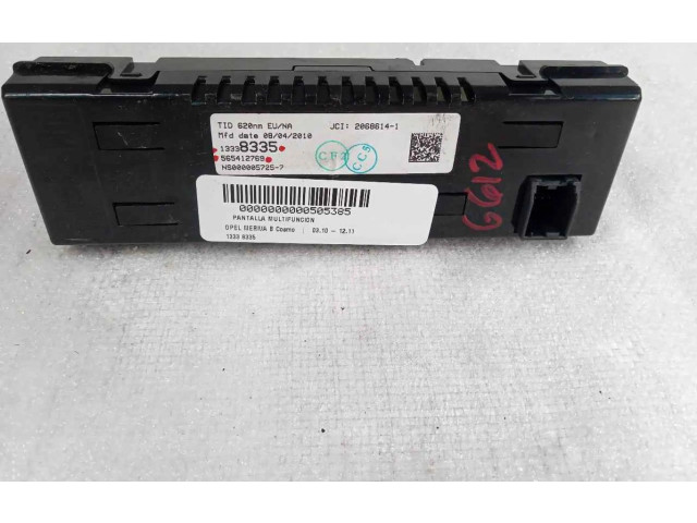 Дисплей 13338335, 13338335 Opel Meriva B