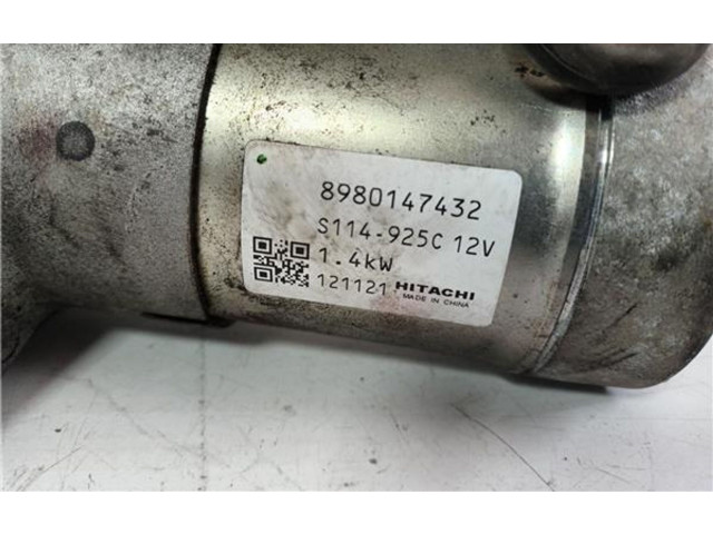 Turbodmychadlo Стартер 8980147432 Opel Astra J