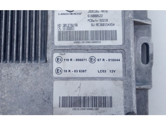 Блок управления 616000522, E310R036387 Dacia Lodgy