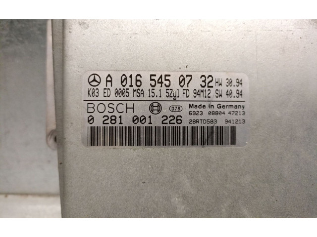 Řídící jednotka A0165450732, 0281001226BOSCH   Mercedes-Benz C W202 1995
